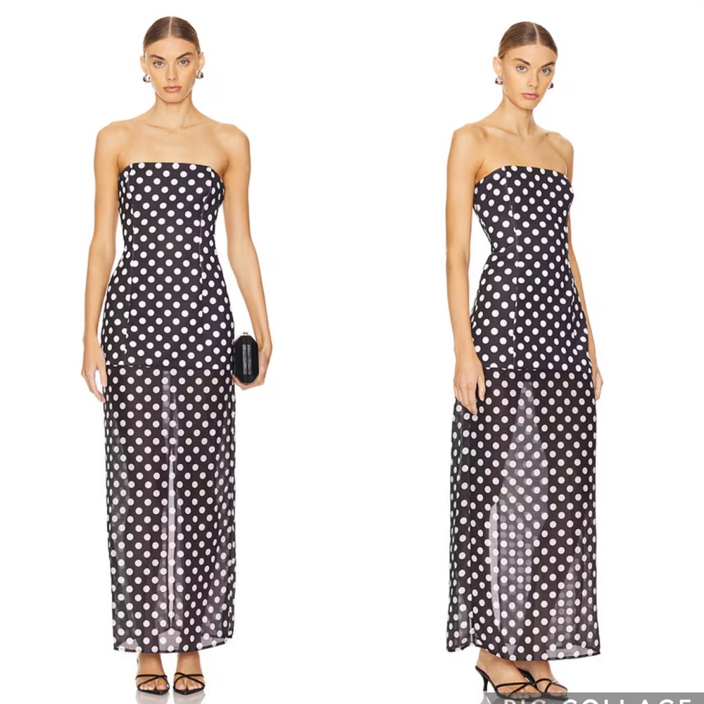 SNDYS x REVOLVE Chloe Dress Poka dot